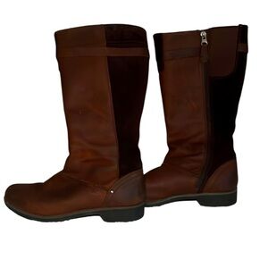 Eddie Baer Brown Leather Knee-High Riding Boots 8